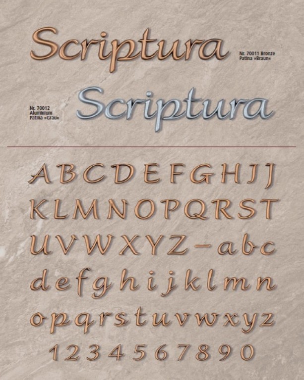 Lettertype Scriptura